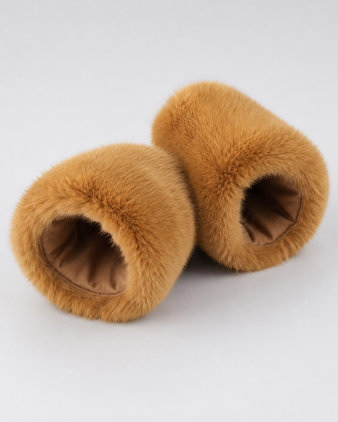 Brown Furr Cuffs