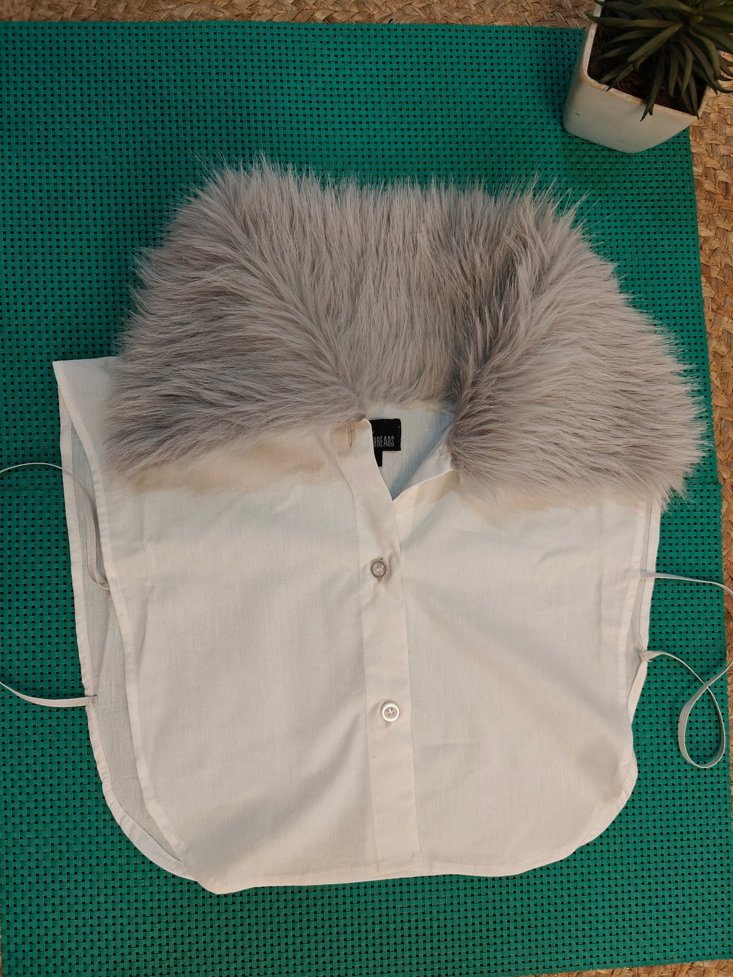 Grey Furr Collar