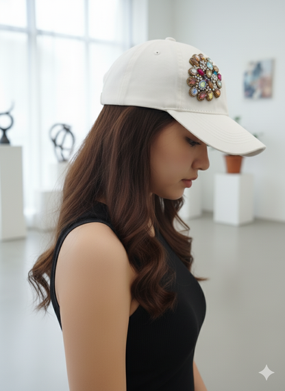 Embellished Cap