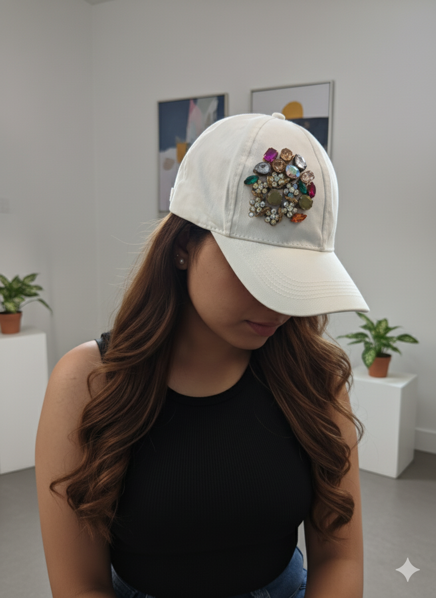 Embellished Cap