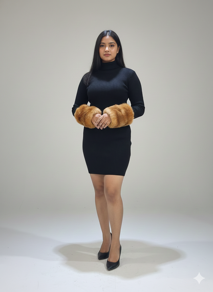 Brown Furr Cuffs