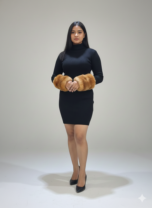 Brown Furr Cuffs
