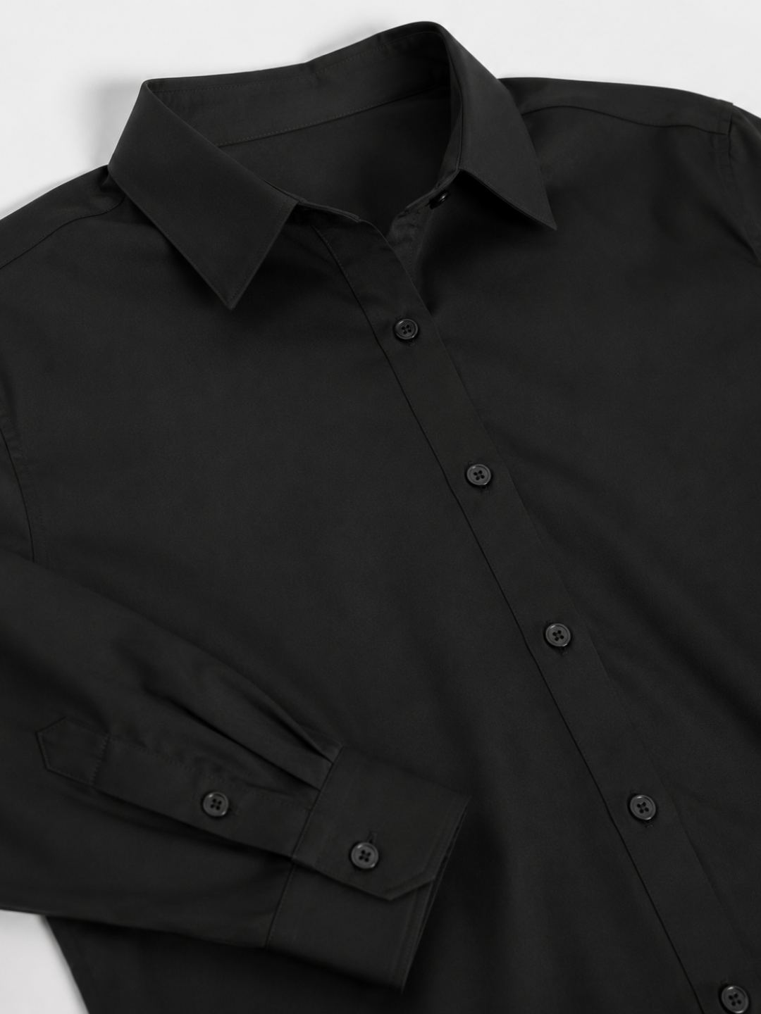 Solid Black Shirt