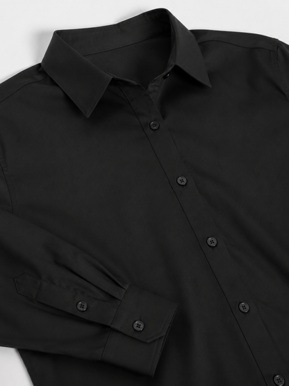 Solid Black Shirt