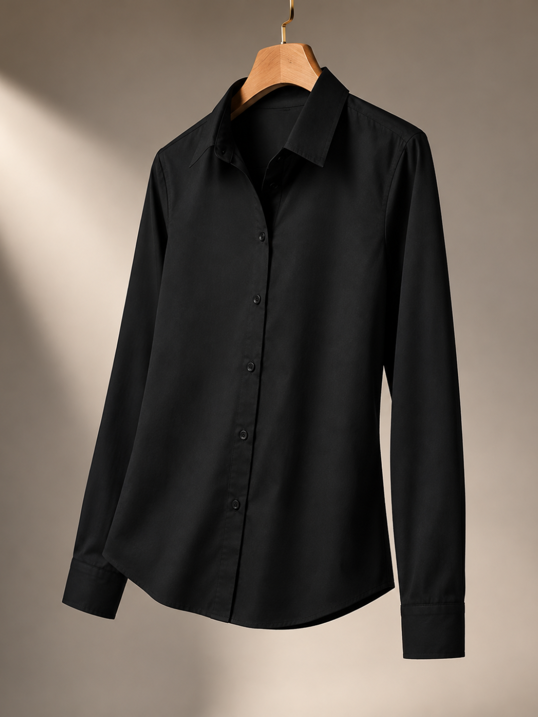Solid Black Shirt