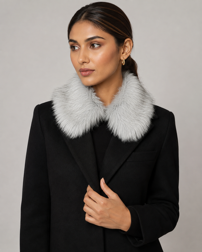 Grey Furr Collar