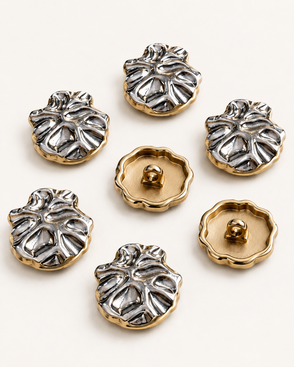 Molten Silver Button cover