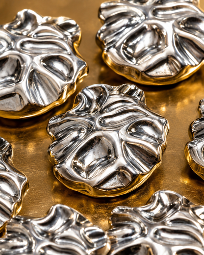 Molten Silver Button cover