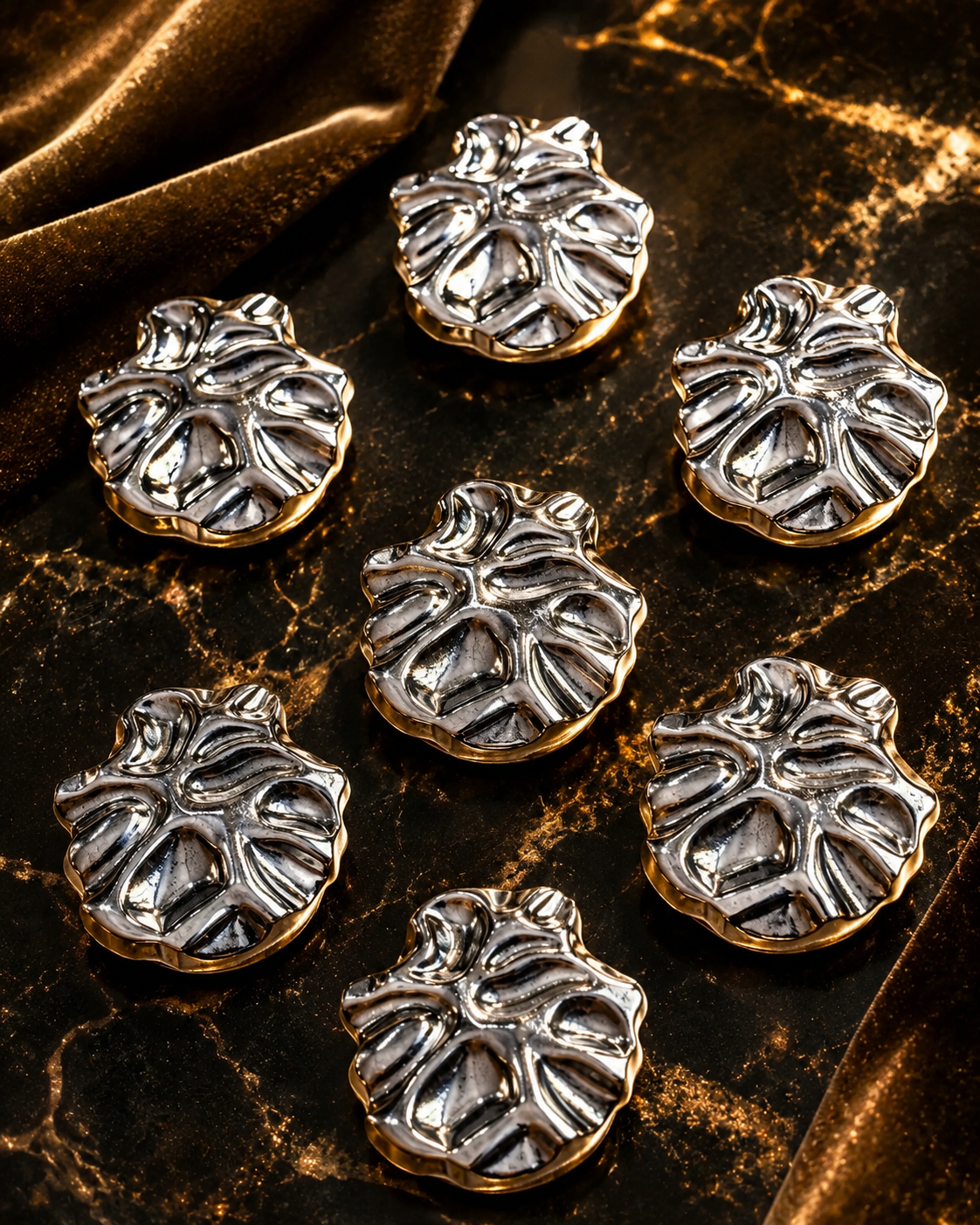 Molten Silver Button cover