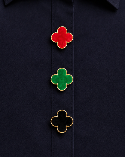 Multicolour Button Cover