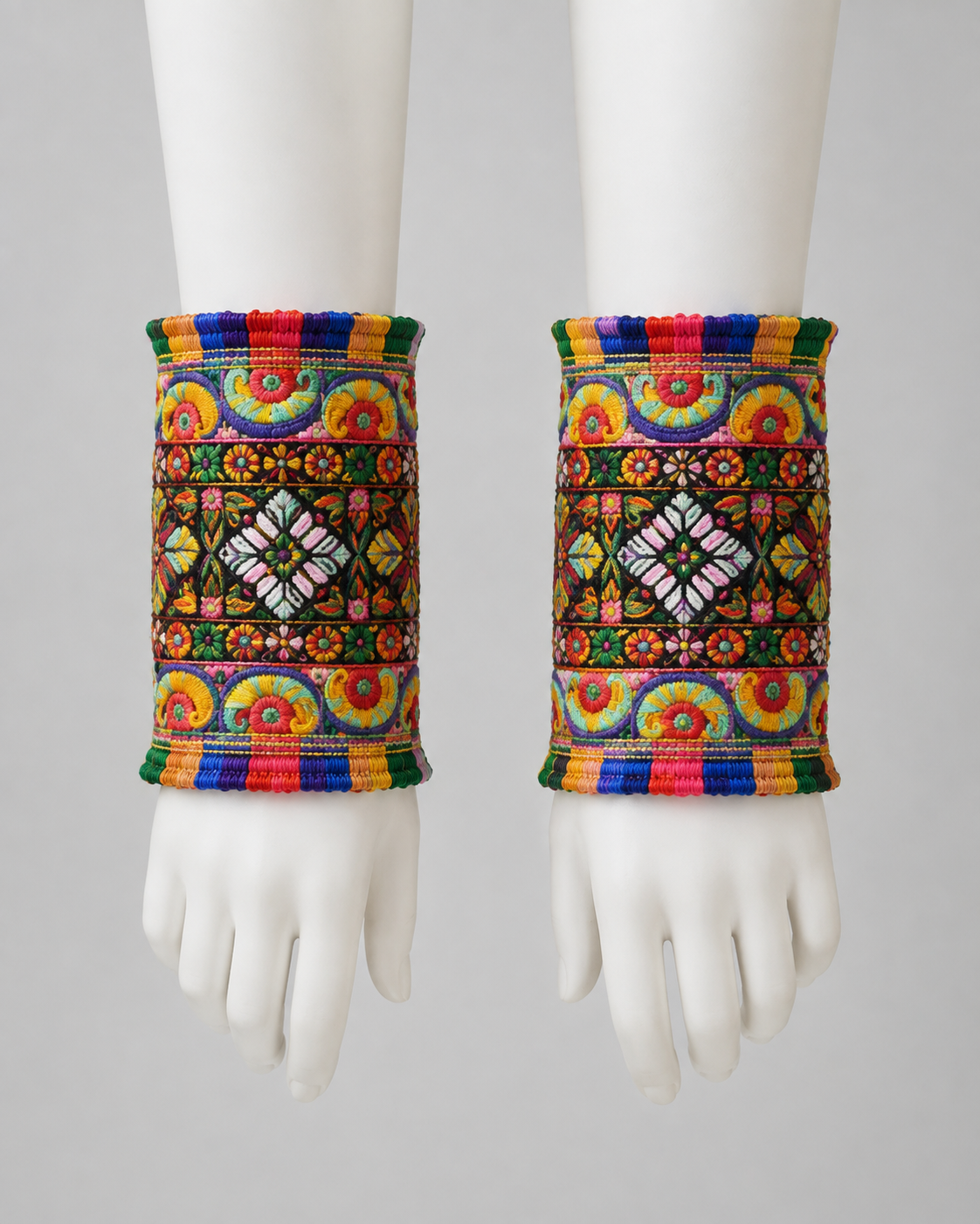 Multicolour Festive Cuffs