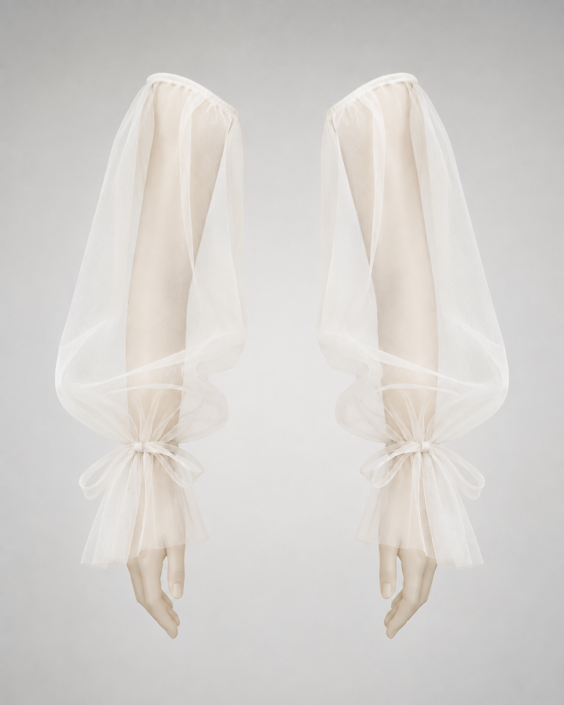 Mesh Full Puff Sleeves