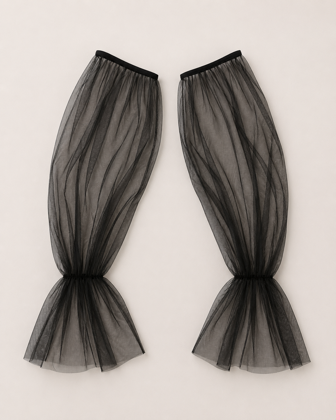 Mesh Full Puff Sleeves