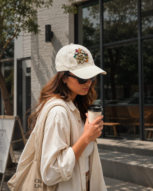 Embellished Cap