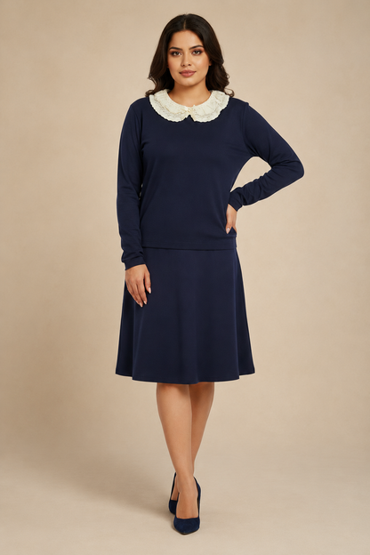 Pearl Lace Collar