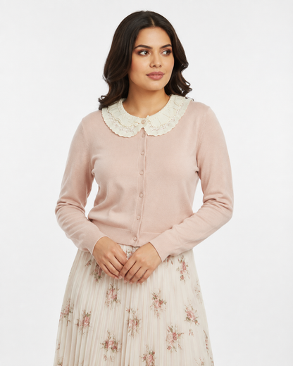Pearl Lace Collar