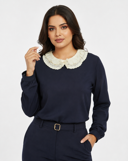 Pearl Lace Collar