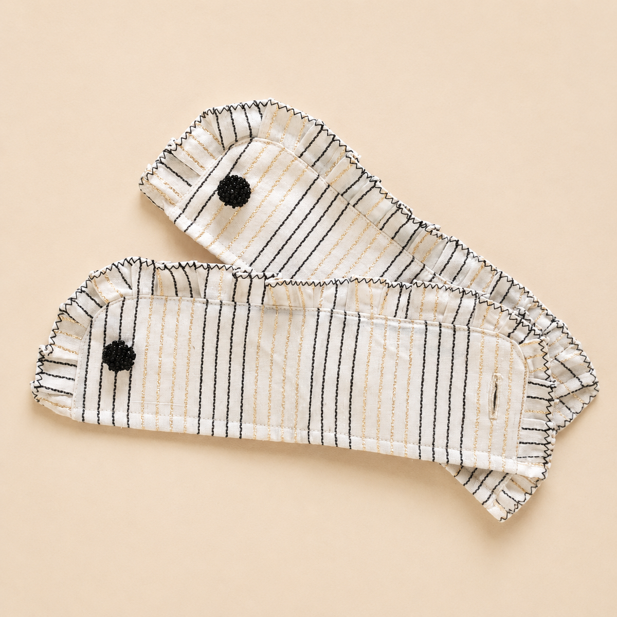 White Striped Cuffs