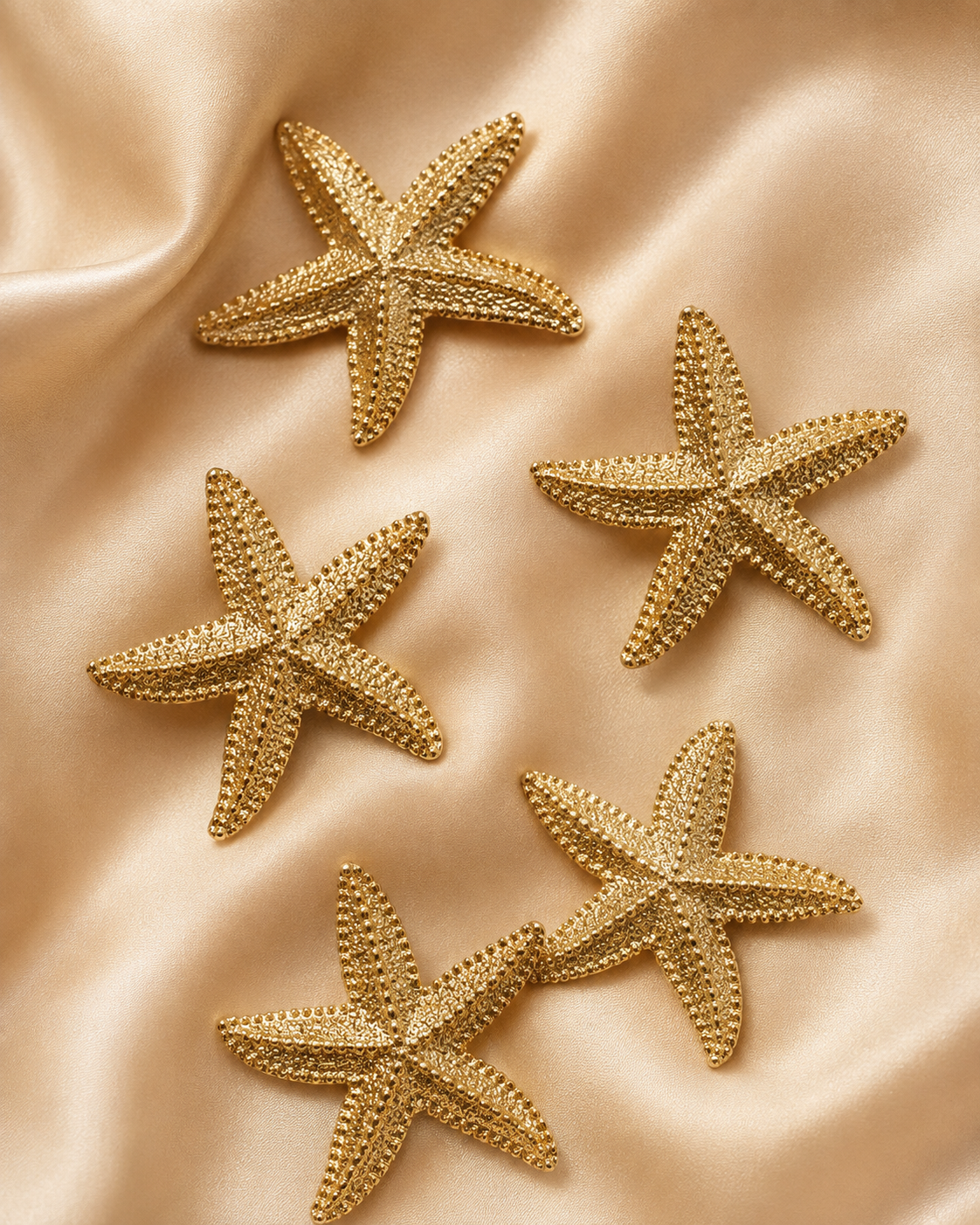 Golden star Button Cover