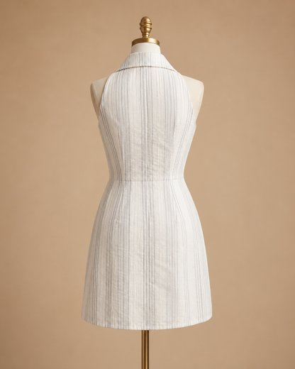 White Stripe Dress