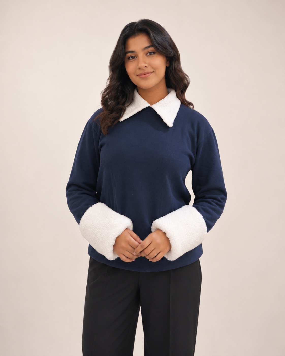 Sherpa Collar & Cuff Set