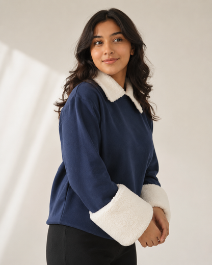 Sherpa Collar & Cuff Set