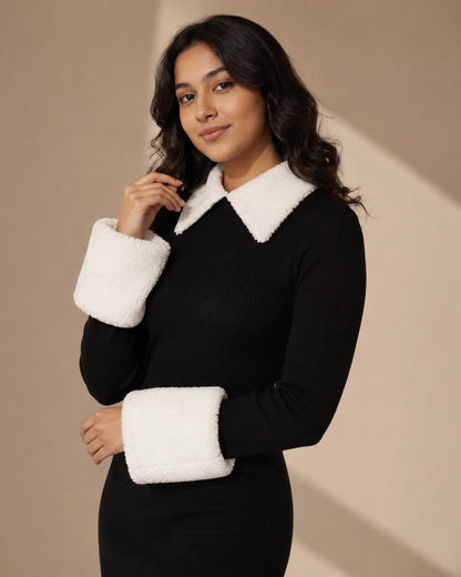 Sherpa Collar & Cuff Set
