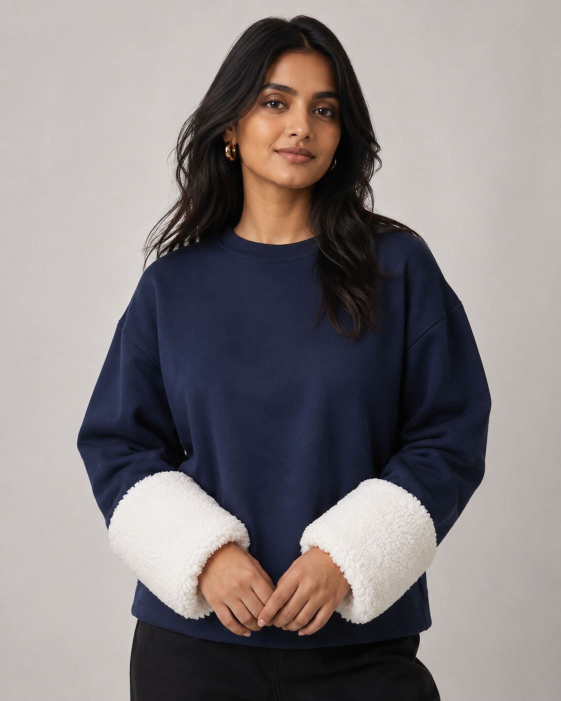 White Sherpa Cuffs