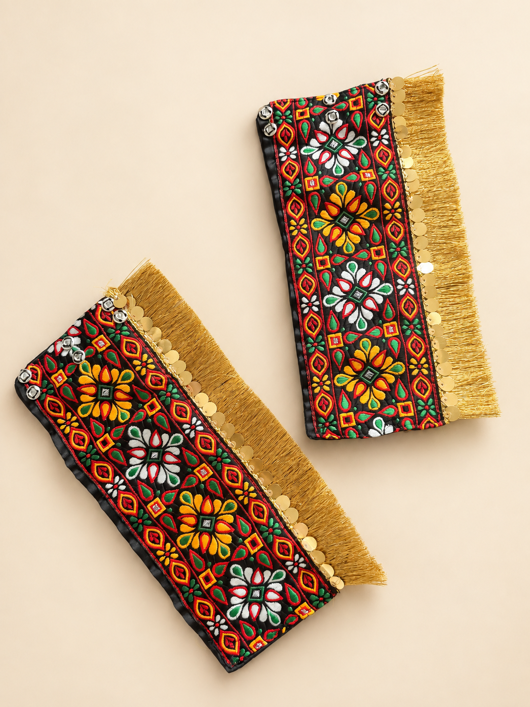 Rangrez Multicolour Festive Detachable Cuffs