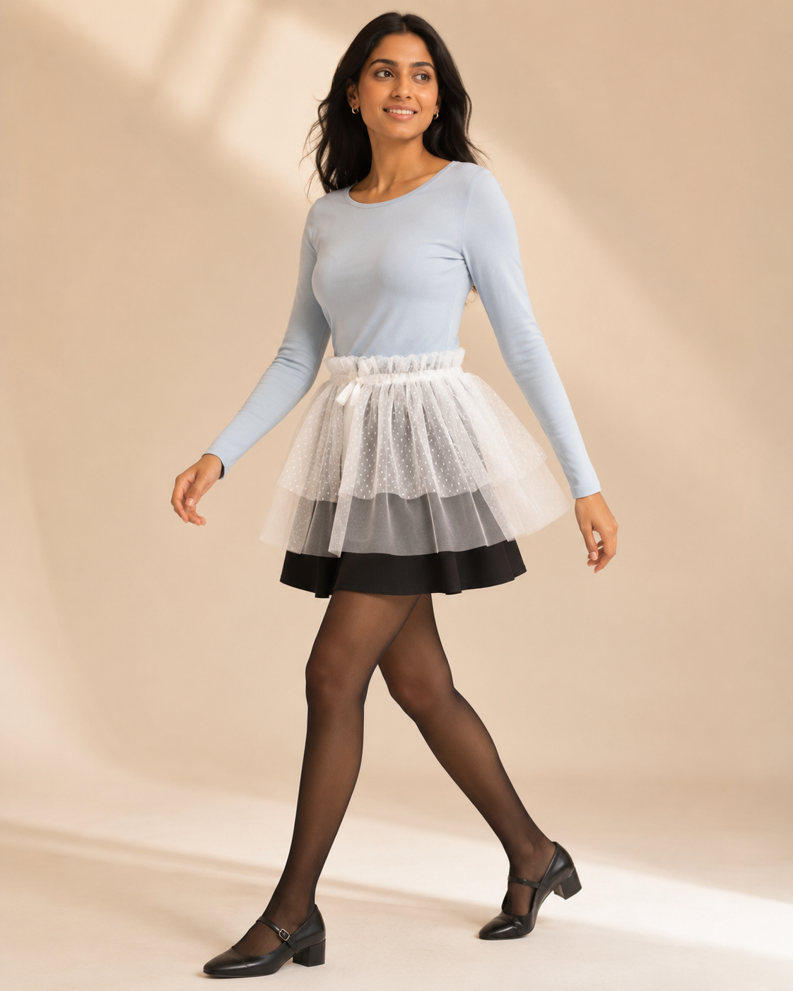 White Net skirt