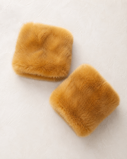 Brown Furr Cuffs