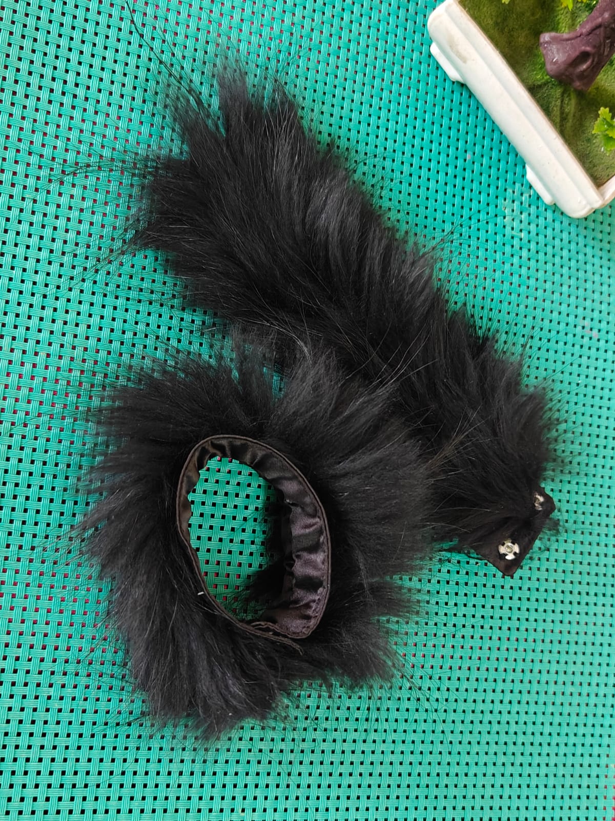 Black Furr Lace Cuffs