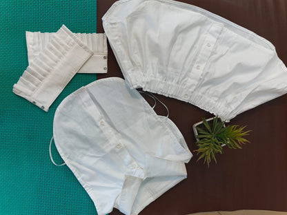 Collar + Cuffs + Shirt Extension