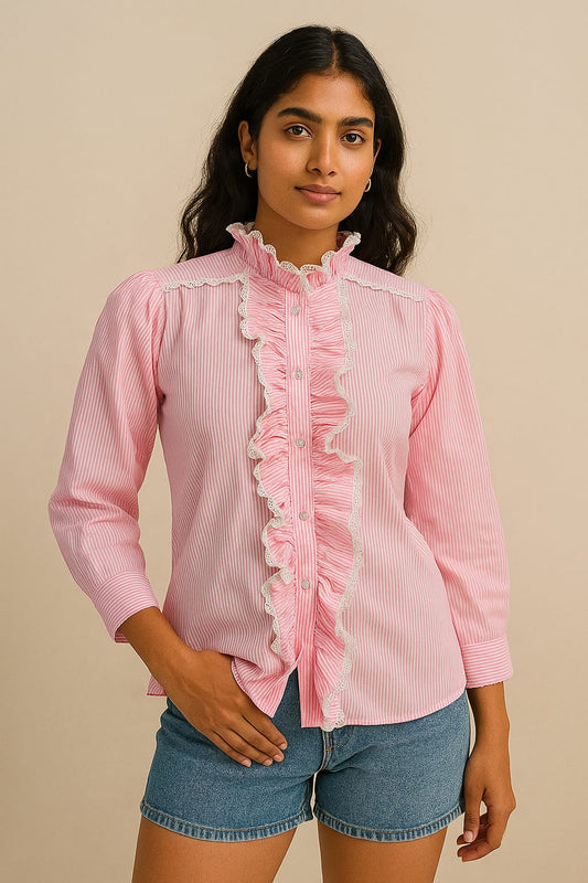 Pink Stripe Shirt