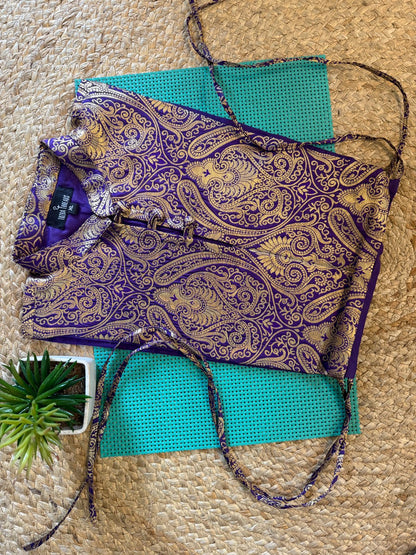 Brocade Vest & Cuff Set.